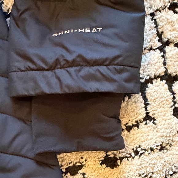 Columbia Black Quilted Hooded Coat Omni Heat Size XXL - Picture 6 of 8